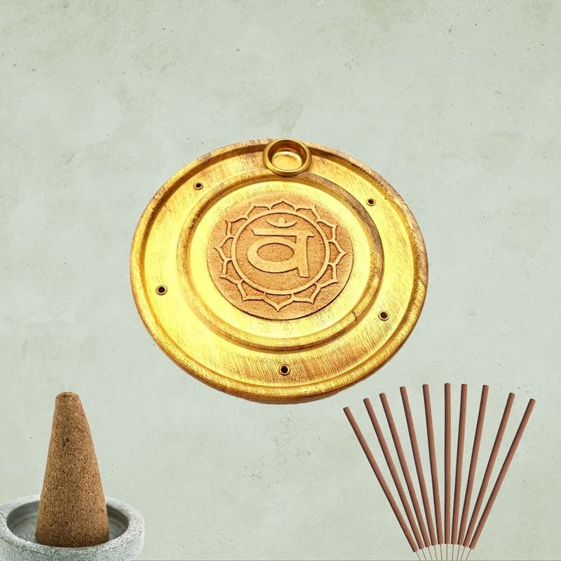porte encens chakra sacré