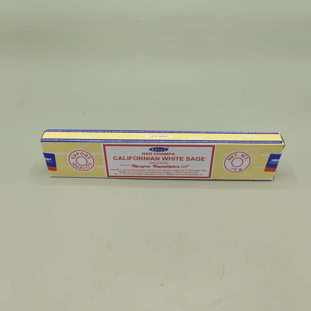 Encens de sauge blanche de Californie Satya - 15 g